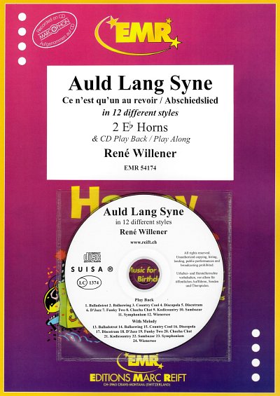 R. Willener: Auld Lang Syne, 2Hrn (+CD)