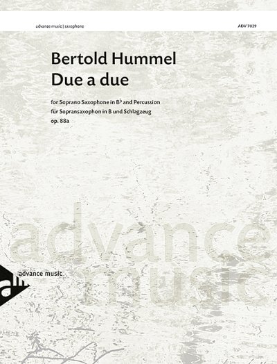 DL: B. Hummel: Due a due