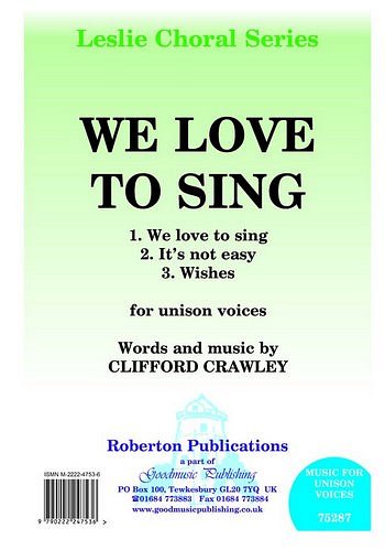 We Love To Sing (Chpa)