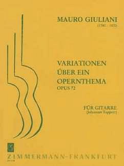 M. Giuliani: Variationen Ueber Ein Opernthema Op 72