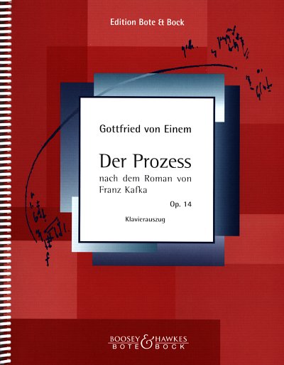 G. v. Einem: Der Prozess op. 14, GesOrch (KA)