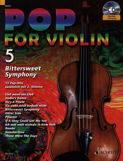 AQ: M. Zlanabitnig: Pop for Violin 5 (+CD) (B-Ware)