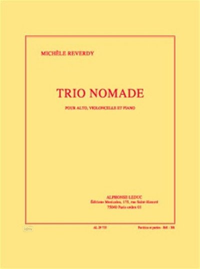 Reverdy Michele Trio Nomade Viola Cello & Piano, Va (Pa+St)