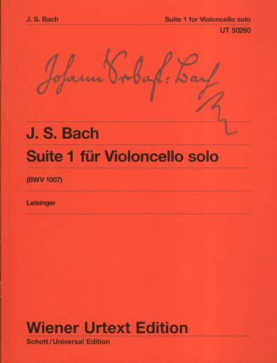 J.S. Bach: Suite 1 G-Dur BWV 1007, Vc
