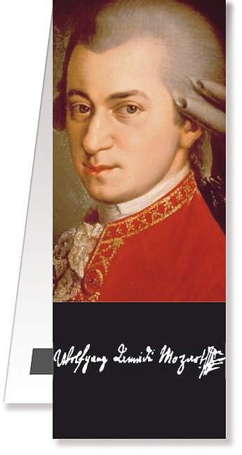 Lesezeichen magnetisch - Mozart Portrait