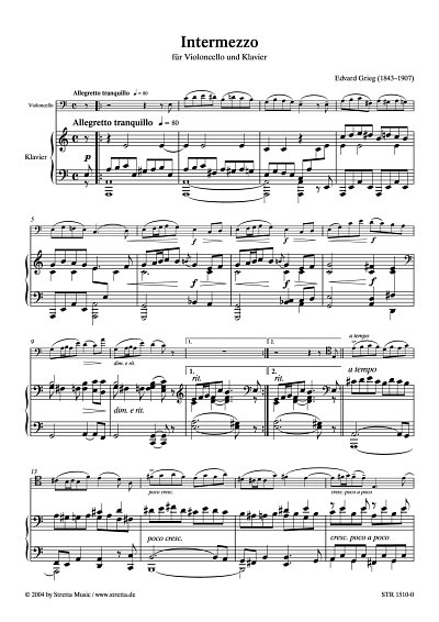 DL: E. Grieg: Intermezzo a-Moll