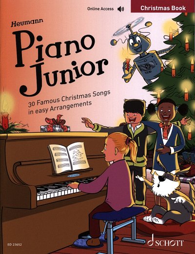 H.-G. Heumann: Piano Junior Christmas Book , Klav (+Audonl)
