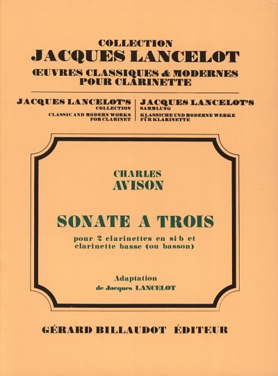 C. Avison: Sonate A Trois