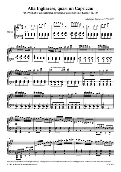 DL: L. v. Beethoven: Alla Ingharese, quasi un Capriccio Die 