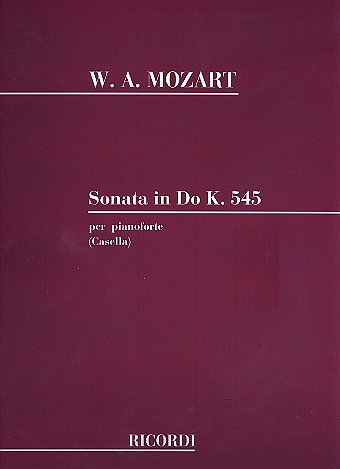 W.A. Mozart: Sonata Kv 545 In Do, Klav