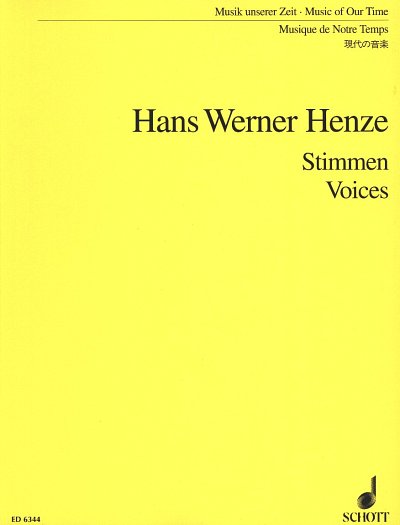 H.W. Henze: Voices – Stimmen
