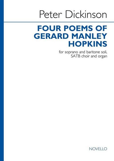 P. Dickinson: Four Poems Of Gerard Manley Hopk, GchKlav (Bu)