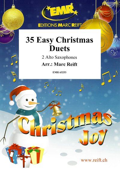 M. Reift: 35 Easy Christmas Duets, 2Asax
