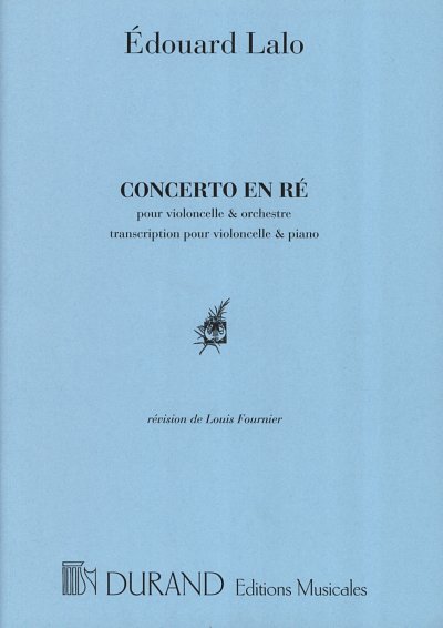 É. Lalo: Concerto En Ré, VcKlav (KlavpaSt)