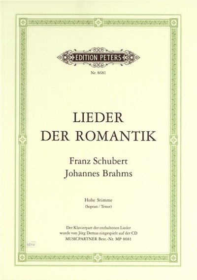 F. Schubert y otros.: Lieder der Romantik – hohe Stimme