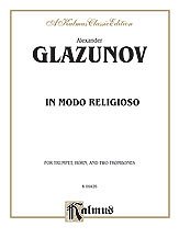 DL: A. Glasunow: Glazunov: In Modo Religioso, Op. 38