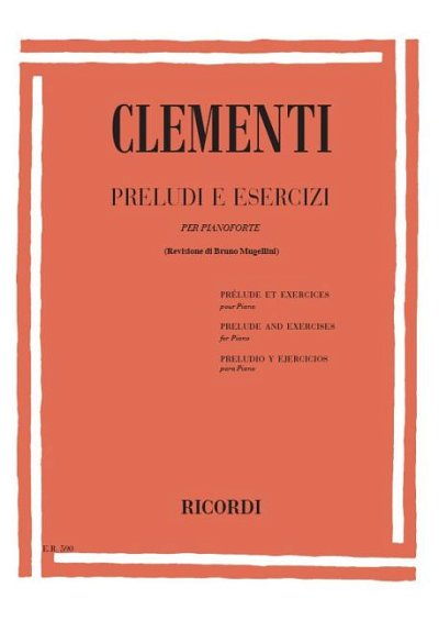M. Clementi: Preludi E Esercizi, Klav
