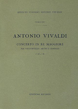 A. Vivaldi: Concerto In Re RV 404 (Part.)
