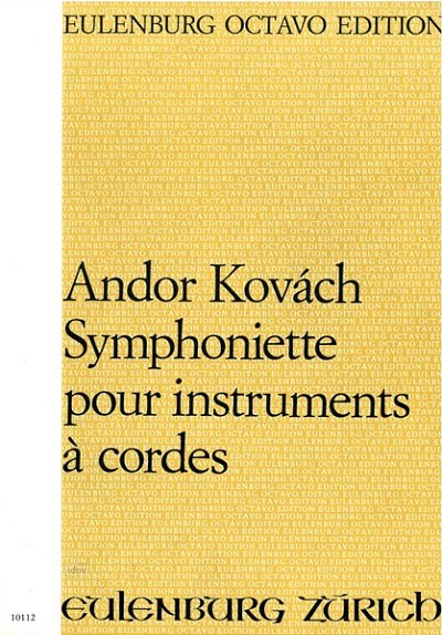 K. Andor: Symphonietta (Part.)