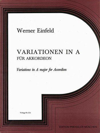 W. Einfeld: Variations in A major