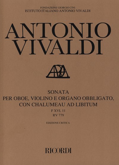 A. Vivaldi: Sonate C-Dur F 16/11 RV 779, ObVlBc (Part.)