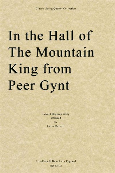 E. Grieg: In the Hall of the Mountain King, 2VlVaVc (Stsatz)