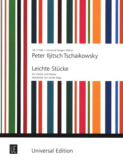 P.I. Tschaikowsky: Leichte Stücke, VlKlav (KlavpaSt)