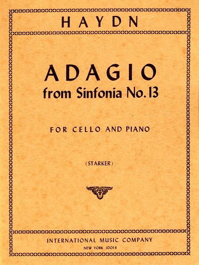 J. Haydn: Adagio From Symphony N. 13 (Bu)