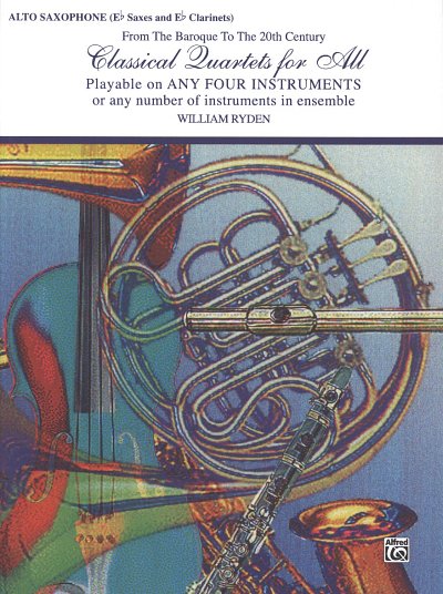 W. Ryden: Classical Quartets for All, 4Asax/4Eskla