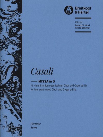 C.G. Battista: Missa in G, Gch;Org (Part.)