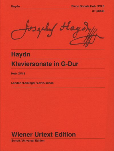 AQ: J. Haydn: Sonate G-Dur Hob. XVI:6, Klav (B-Ware)