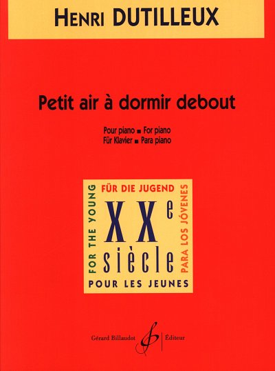 H. Dutilleux: Petit Air A Dormir Debout, Klav