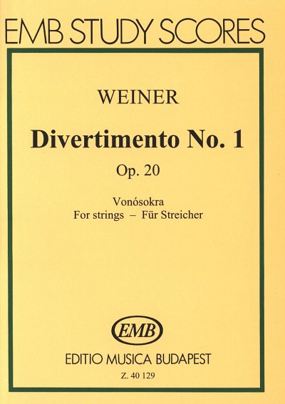 L. Weiner: Divertimento No.1 op. 20, Stro (Stp)