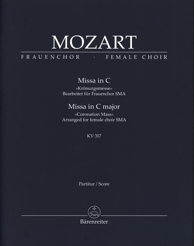W.A. Mozart: Missa C-Dur KV 317, 4GesFchOrchO (Part.)