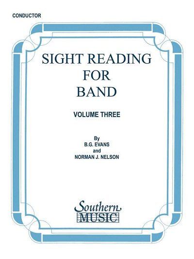 Sight Reading for Band, Book 3, Blaso (Part.)