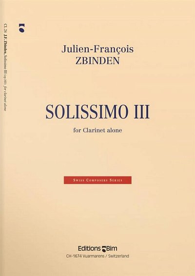 J.-F. Zbinden: Solissimo III, Klar