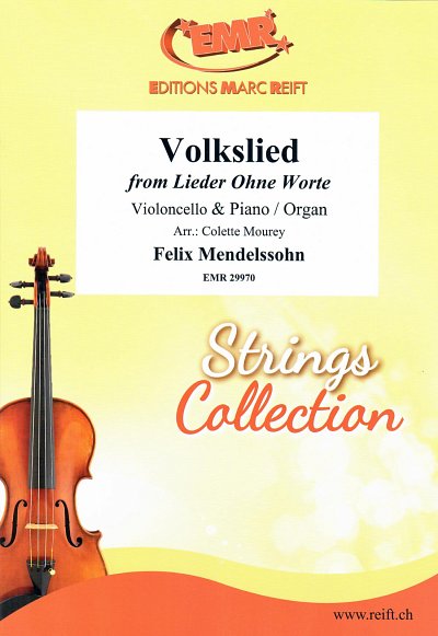 DL: F. Mendelssohn Barth: Volkslied, VcKlv/Org