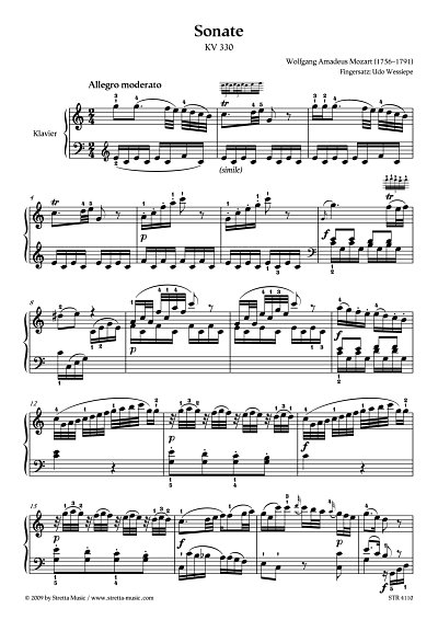 DL: W.A. Mozart: Sonate C-dur KV 330