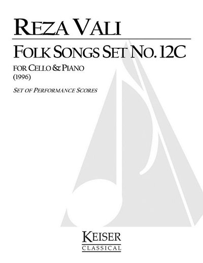 R. Vali: Folk Songs: Set No. 12C, VcKlav (KlavpaSt)