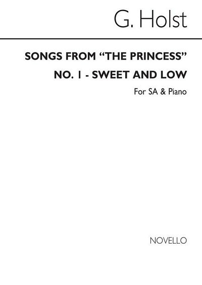 G. Holst: Sweet And Low for SA and Piano, Ch2Klav (Chpa)
