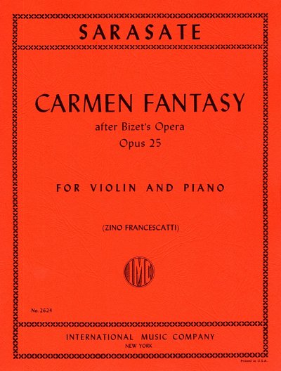 P. de Sarasate: Carmen Fantasy op. 25, VlKlav (KlavpaSt)