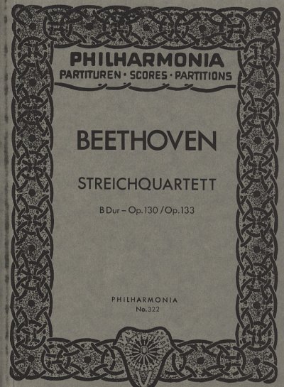 L. v. Beethoven: Streichquartett und Grosse Fuge op. 130, 13