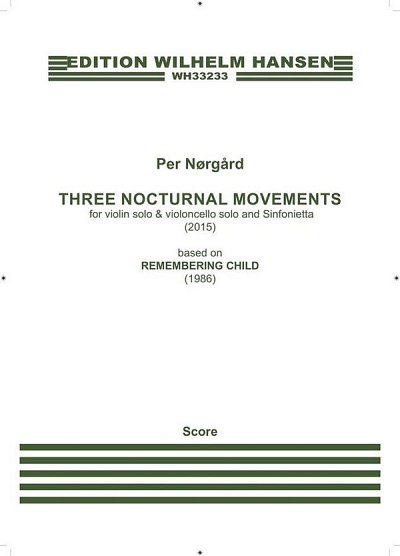 P. Nørgård: Three Nocturnal Movements (Sinfonietta Ver (Stp)