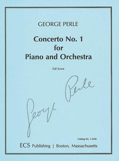 DL: G. Perle: Concerto No. 1, KlavOrch (Part.)