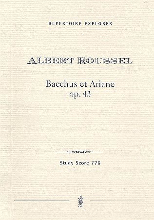 Bacchus et Ariane op.43 für Orchester (Stp)