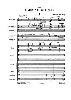 L. Berkeley: Sinfonia Concertante Op.84
