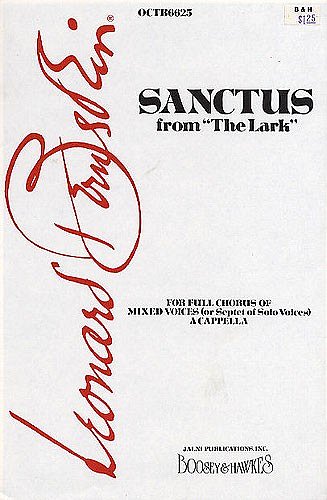 L. Bernstein: Sanctus (Chpa)