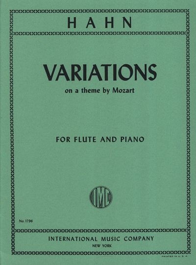 R. Hahn: Variazioni Su Tema Di Mozart, Fl