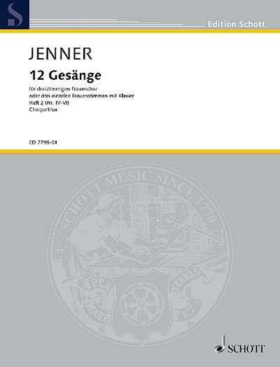 G. Jenner et al.: 12 Gesänge op. 3 Heft 2