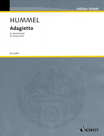 B. Hummel: Adagietto op. 75d , 2Vl2Vle2Vc (Pa+St)